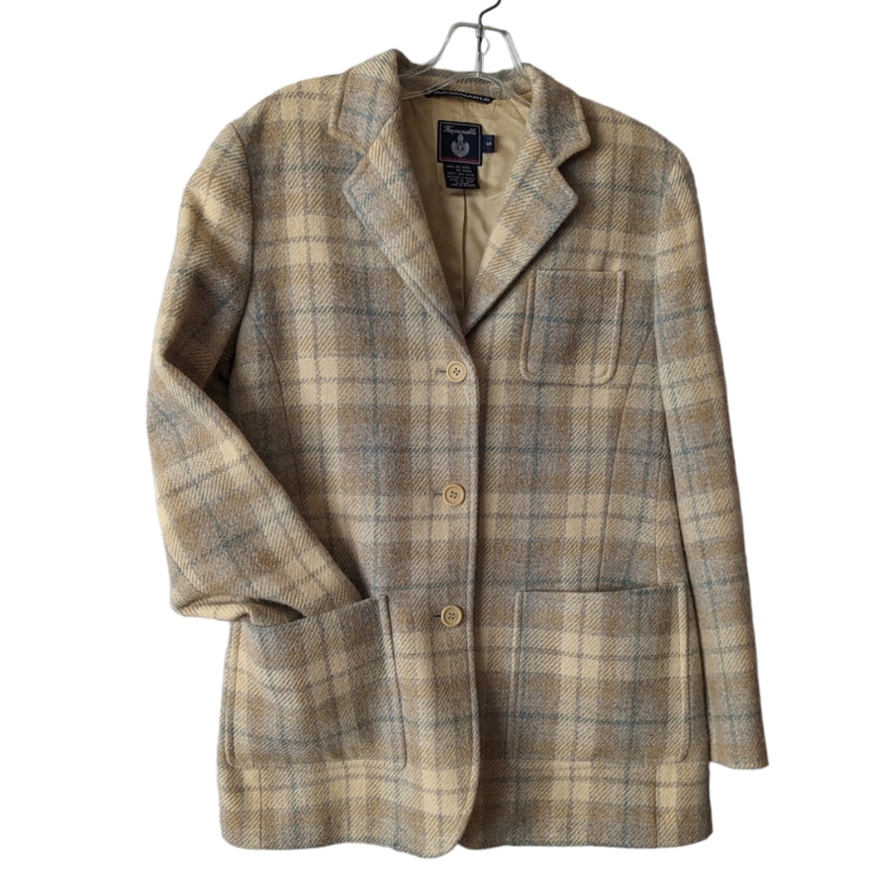 FACONNABLE wool Alpaca women's blazer designed in France made in Italy